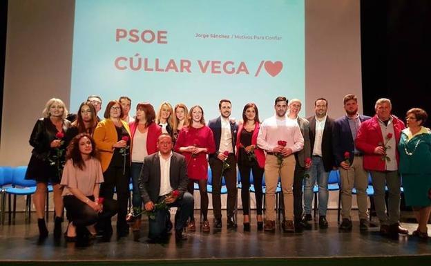 El PSOE de Cúllar Vega presenta su candidatura para las elecciones municipales