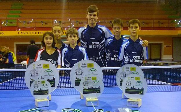 Campeonato de Andalucía: cinco oros y seis podios