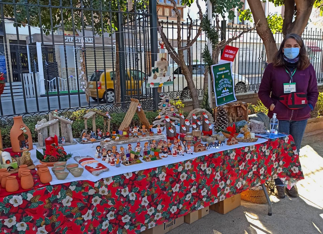 Mercado navideño de artesanas en La Zubia