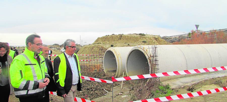 Las obras del desdoblamiento de la vía Vera-Garrucha sufren un nuevo parón
