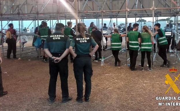 El operativo de seguridad del Dreambeach acaba con 29 detenidos