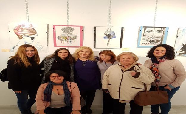 Mojácar acoge la exposición de la Agrupación de Amigos de la Pintura de Garrucha