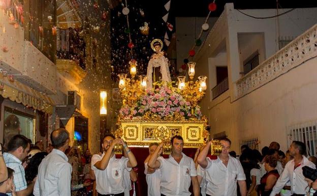 Carboneras presenta el logotipo del centenario del patronazgo de San Antonio