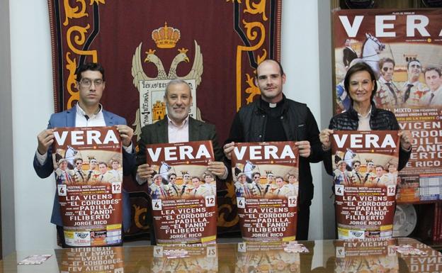 Vera presenta la segunda edición del festival taurino benéfico en favor de Manos Unidas