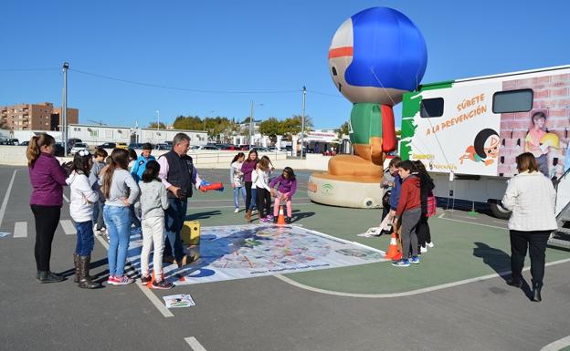 Un centenar de alumnos huercalenses toman conciencia de la prevención de riesgos
