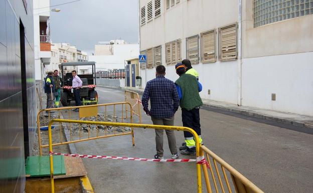 Iniciadas las obras de remodelación en las calles principales del casco histórico carbonero