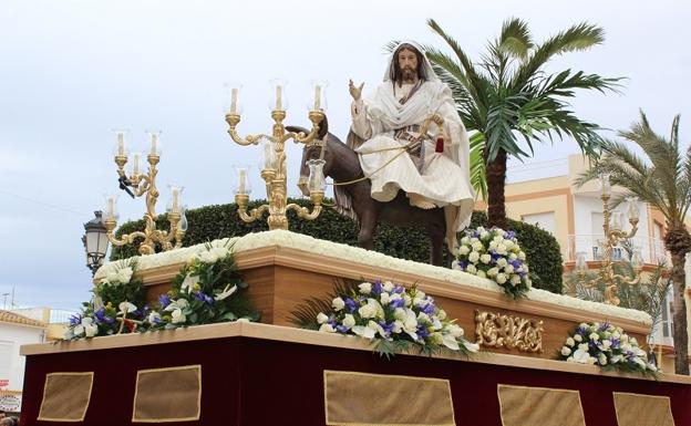 Emocionante procesión de La Borriquita en Pulpí
