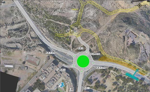Garrucha aprueba el proyecto para construir una rotonda en el cruce de la Simona
