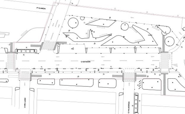 Huércal-Overa inicia la reforma de la avenida de la Estación