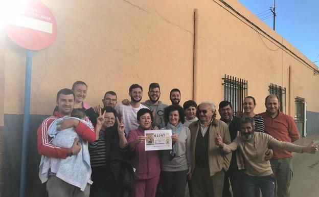 El Gordo viaja desde el Rocío hasta Garrucha