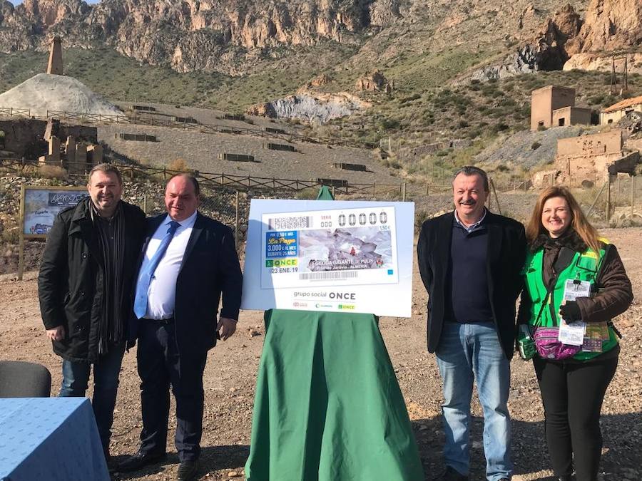 La Geoda Gigante de Pulpí, imagen del cupón de la ONCE del próximo 23 de enero