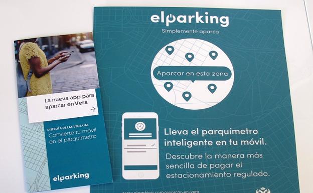 Vera estrena una aplicación móvil para pagar el estacionamiento de la zona azul