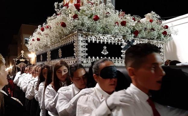 Emotivo Miércoles Santo en Garrucha