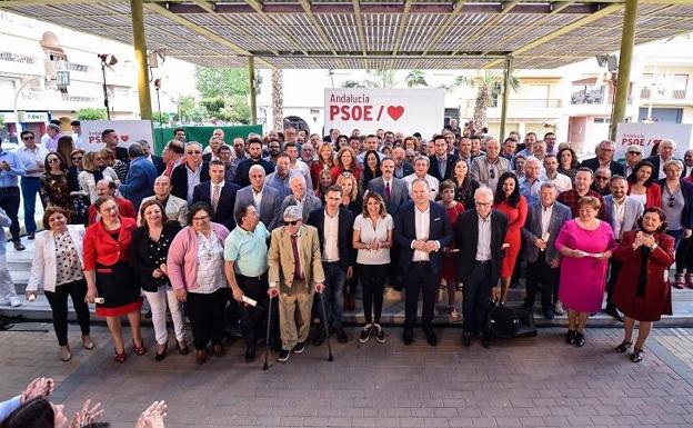 El PSOE homenajea a sus alcaldes de Almería
