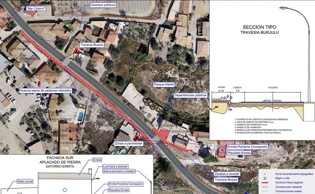 Cuevas quiere mejorar la seguridad vial en Burjulú