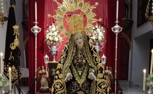 Vera prepara una emotiva despedida para su patrona la Virgen de las Angustias