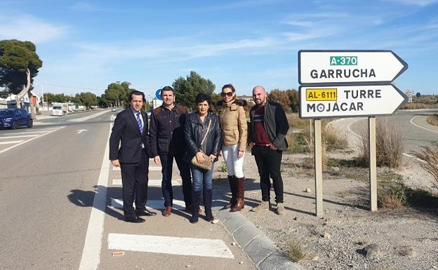 Ciudadanos reclama al Gobierno Nacional dos rotondas en Los Gallardos