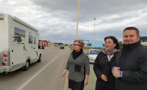 El PSOE de Cuevas del Almanzora solicita a Diputación pasos de peatones y semáforos en la carretera de Palomares
