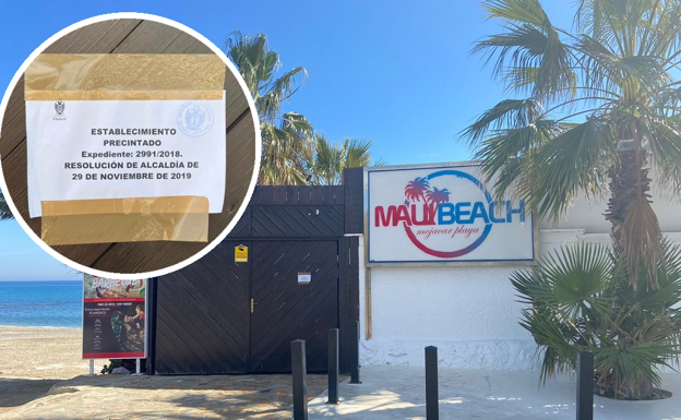El Ayuntamiento de Mojácar cierra el Maui