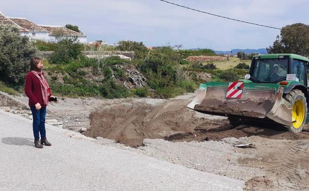 Obras de urgencia en Huércal Overa por los efectos de las lluvias del fin de semana