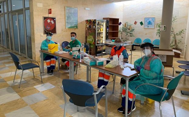 El Área Sanitaria Norte de Almería realiza test a los profesionales sanitarios