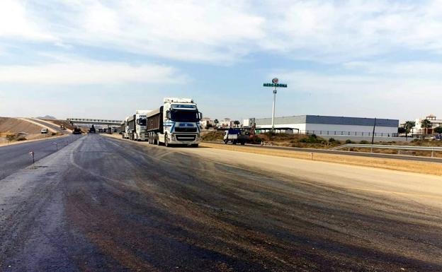 El avance de las obras de la Vera - Garrucha obliga a reordenar el tráfico
