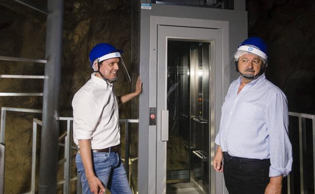 La Geoda de Pulpí incorpora un ascensor y una nueva galería minera con vestigios de 1912