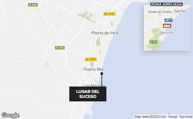 Aparece un cadáver en la playa de Puerto Rey de Vera