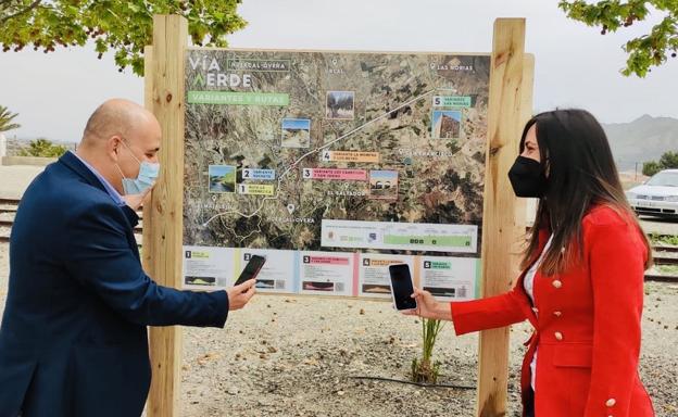 Huércal-Overa propone cinco rutas a vecinos y visitantes para disfrutar de la Vía Verde