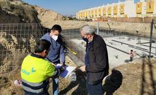Las obras del nuevo depósito de aguas de 'El Hacho' avanzan a muy buen ritmo