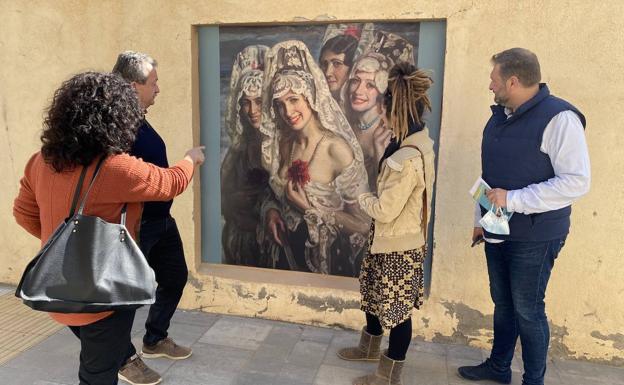 Inauguración de la obra de Pedro Antonio Martínez en las calles del centro de Pulpí