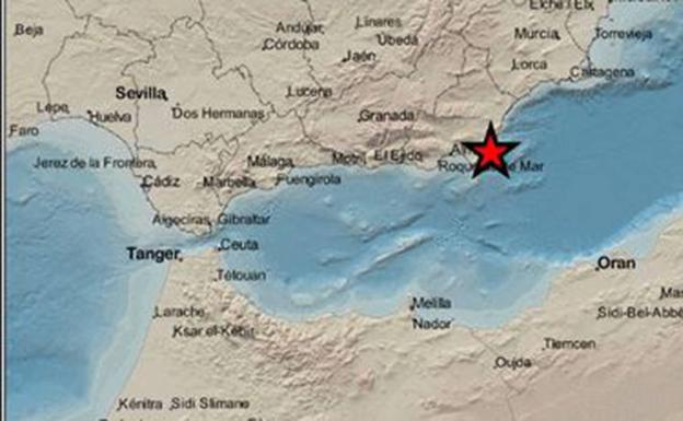 Registrado un terremoto de 3,4 en Carboneras que alerta a la población pero no deja daños