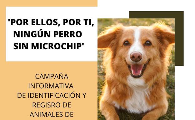 Cuevas lanza la campaña para poner el chip a las mascotas