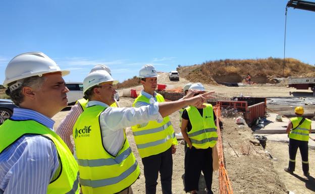 Martín: «Las obras van al ritmo para que el AVE llegue en 2026»