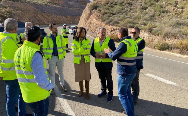 Concluyen en Pulpí las obras de emergencia de la A-1205 por desprendimientos