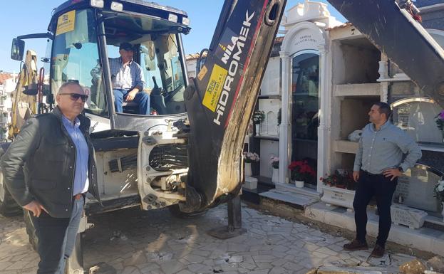 El Ayuntamiento de Cuevas del Almanzora inicia importantes obras en el cementerio de San Miguel