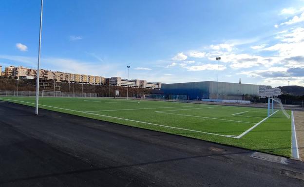 El nuevo campo de fútbol 7 de Garrucha, solo pendiende de ser recepcionado