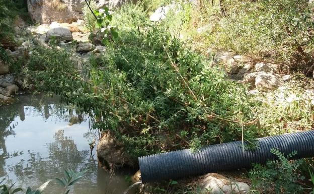 IU denuncia vertidos de aguas residuales al río Velillos de Moclín
