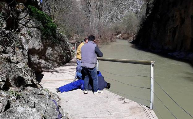 Moclín reabre su conocida Ruta del Gollizno tras los destrozos del temporal
