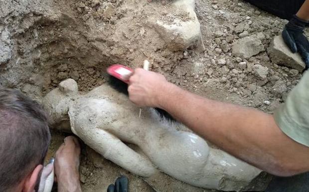 La Villa Romana de Salar descubre una nueva 'joya': su tercera Venus