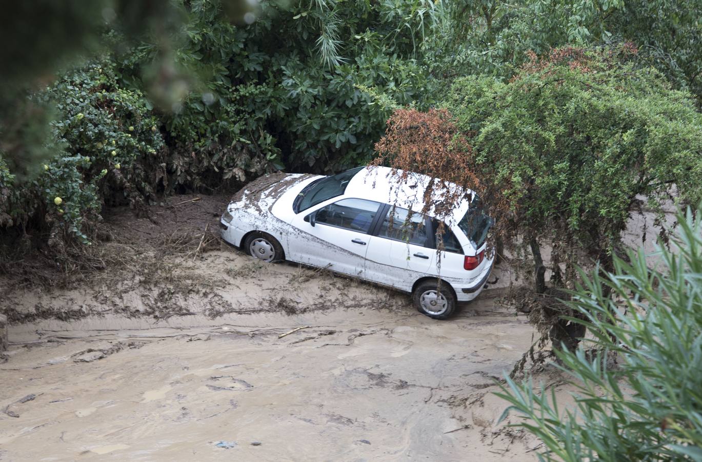 La lluvia anega Riofrío