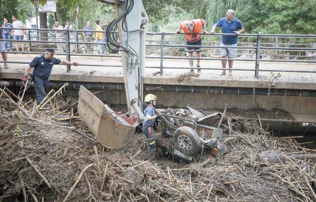 Pérdidas millonarias tras veinte minutos de tromba en Riofrío