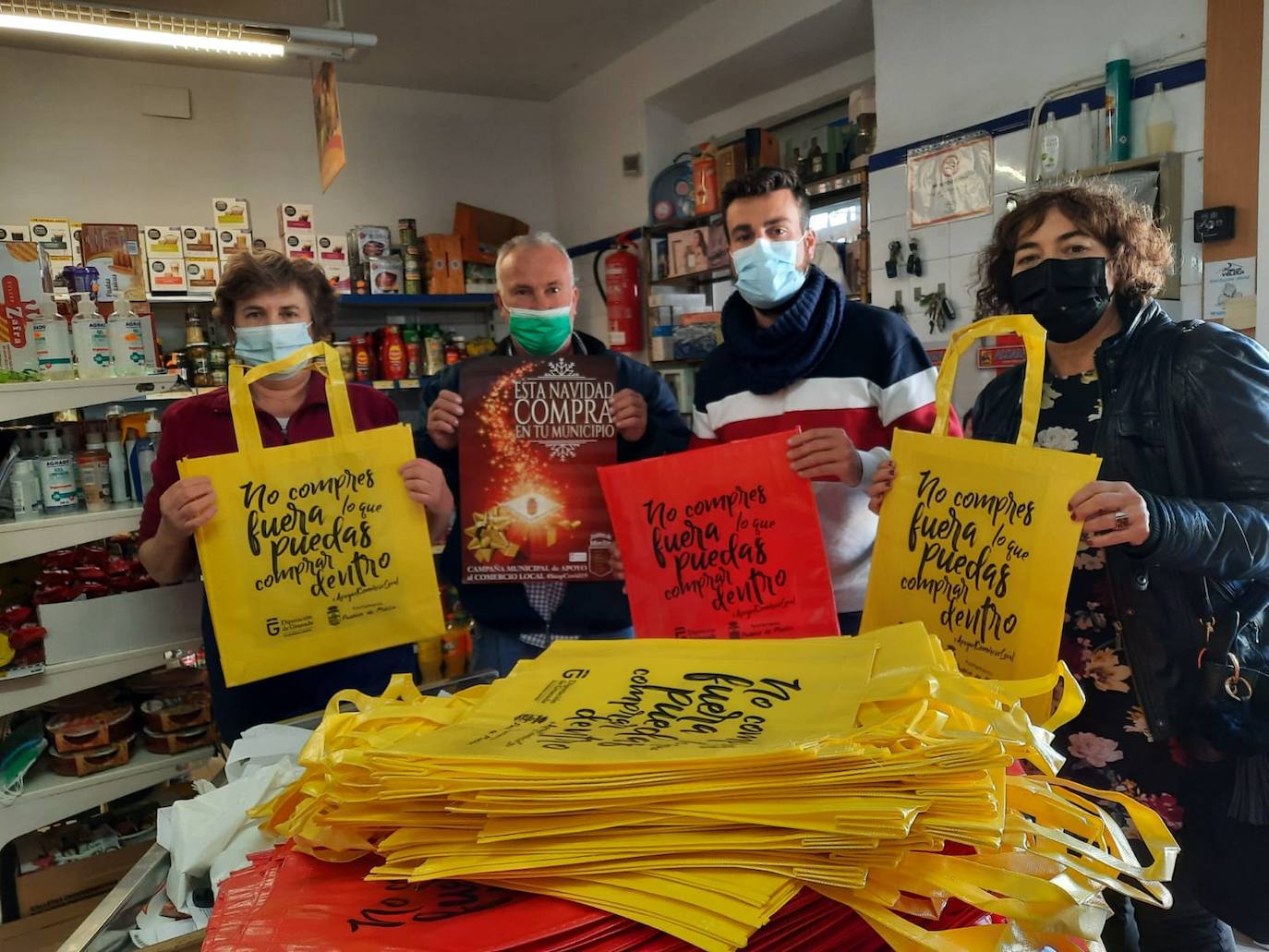 Moclín inicia una campaña para que el consumo de los vecinos se quede en sus 7 pueblos