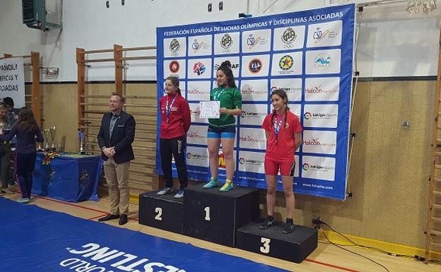 Gran nivel del club de Maracena en el nacional sub-20 de Luchas Olímpicas