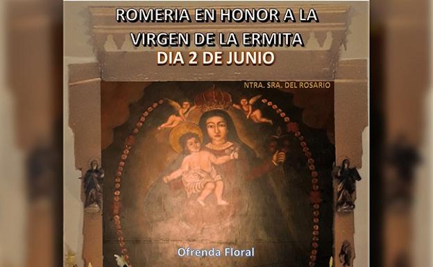 La Plaza de la Constitución acoge la romería en honor a la Virgen de la Ermita