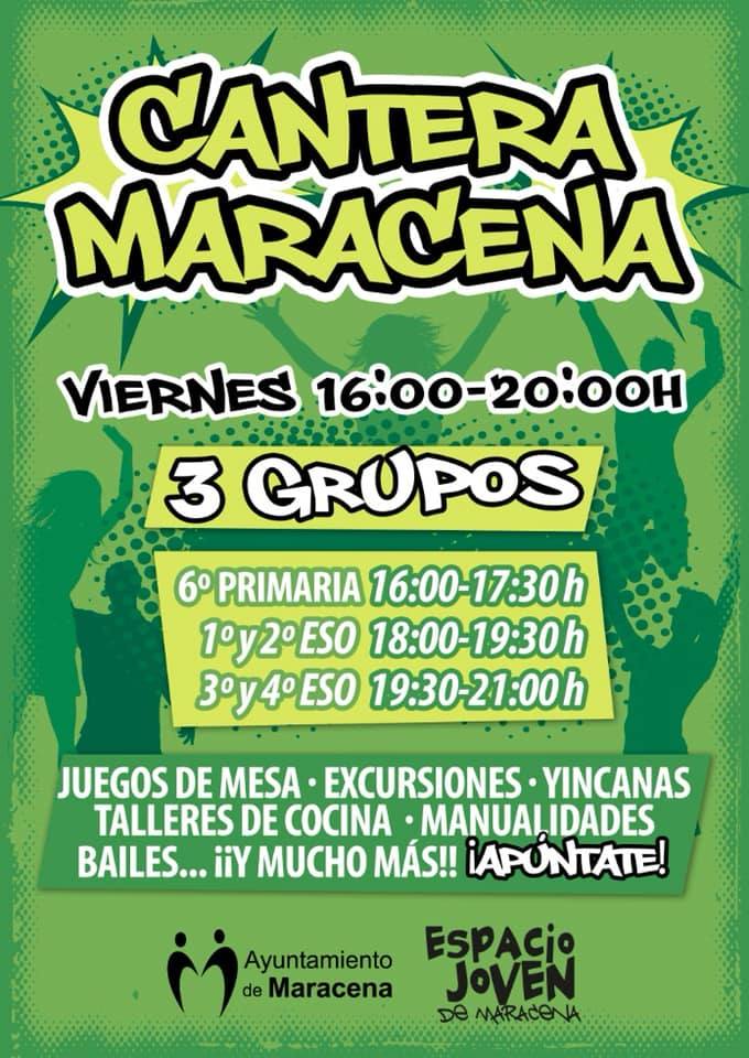 Cantera Maracena, un proyecto cargado de actividades para los jóvenes