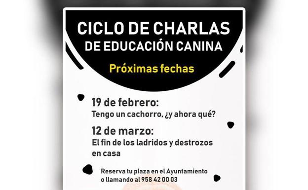 Maracena ofrecerá un ciclo de charlas para la educación canina