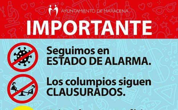 Los niños de Maracena salen a la calle por primera vez en el estado de alarma