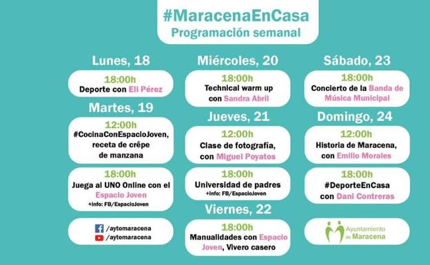 #MaracenaEnCasa: formación, música, historia y deporte para cerrar la semana