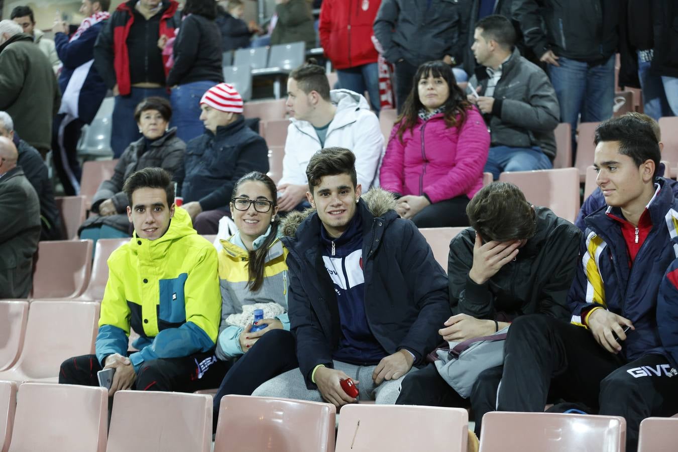 El ambiente en Los Cármenes en el Granada-Leganés